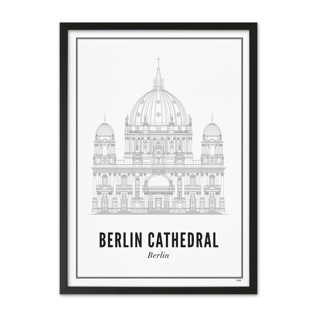 Affiches de Berlin - Cathédrale de Berlin | WIJCK.